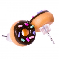 Choco Donut Earring
