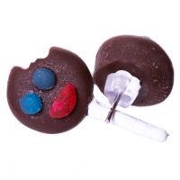 Marshmallow and Chocolate Popsicle Earrings